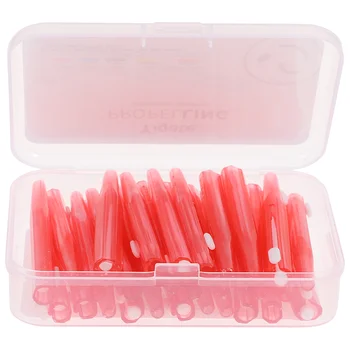 1 коробка 30 шт межзубных щеток, выдвижные щетки для ухода за зубами, щетка для чистки межзубных промежутков, зубные отмычки (розовый 06 мм)