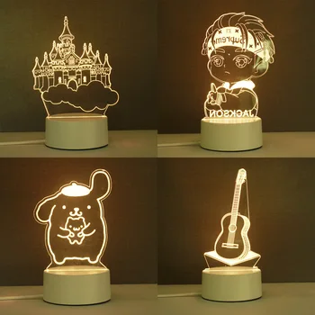 3D ночник творческая атмосфера светящийся подарок на день рождения акриловая прикроватная лампа atmosphere lamp