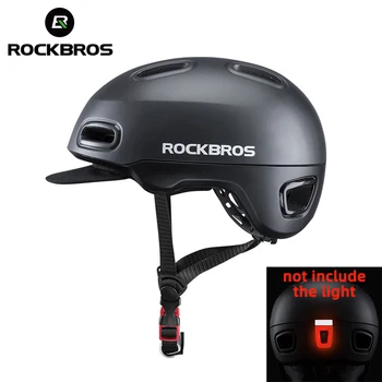Rockbros оптом Велосипедный шлем Scooter Bicyle со светодиодной подсветкой Унисекс Mtb шлем Регулируемый аксессуар для шляпы WT-09