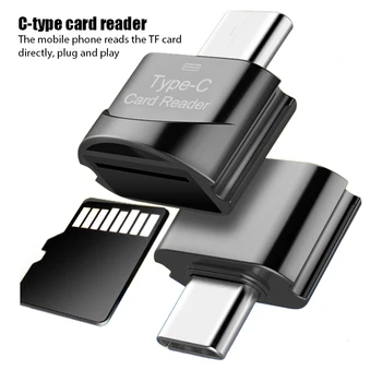 Высокоскоростной считыватель карт USB 3.7, устройство чтения карт памяти Micro-USB/Type-C, адаптер для телефона TF Micro-SD OTG, устройство для чтения карт micro sd