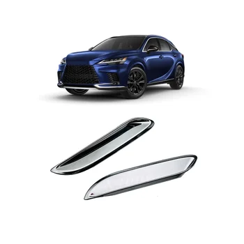 Декоративная рамка с гальваническим покрытием для автомобиля, Вентиляционная крышка заднего бампера, Аксессуары для Lexus RX 350 350H 500H 2022 2023