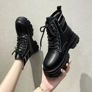 Женская обувь, модные водонепроницаемые зимние ботинки для женщин, зимние ботильоны, удобные водонепроницаемые черные ботинки Zapatos Mujer