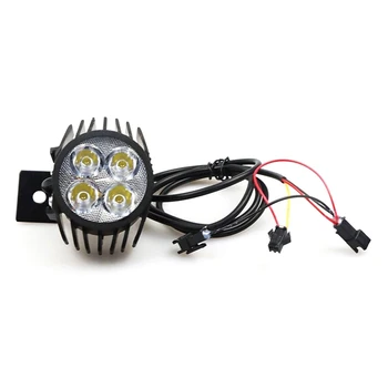 Запасные Части для электрического скутера Звуковой сигнал Автомобиля LED 2в1 Фара Звуковой Сигнал Велосипедные Фары