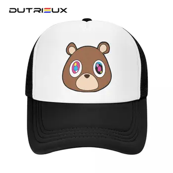 Изготовленная на заказ бейсболка DUTRIEUX Kanye West Ye Bear с защитой от солнца, Мужская и женская Регулируемая шляпа дальнобойщика, Осенние бейсболки Snapback