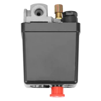 Клапан управления реле давления воздушного компрессора для тяжелых условий эксплуатации 90 фунтов на квадратный дюйм -120 фунтов на квадратный дюйм черный