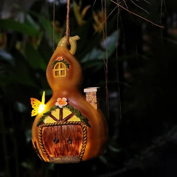 Креативный декоративный кулон, имитирующий тыкву, ландшафтный светильник для дома, Светильник в горшке для наружного освещения, украшение для подарков, подарки