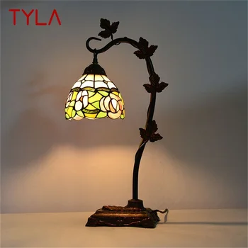 Настольная Лампа TYLA Tiffany Современное Ретро Креативное Украшение LED Light Для Дома