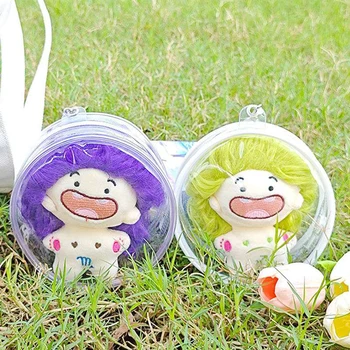 Новая утолщенная прозрачная сумка для кукол BJD с мультяшными куклами, защитный чехол для игрушек с фигурками японского аниме, подходит для кукол 10/12 см