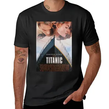 Новая футболка Titanic, копия футболки, великолепная футболка, футболки для любителей спорта, футболки с кошками, футболки с коротким рукавом, мужские футболки
