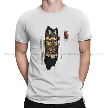 Новейшие футболки Shining Uka из полиэстера Crash Bandicoot Game Для мужчин, графическая футболка с круглым вырезом