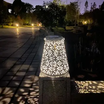Светодиодная беспроводная настольная лампа USB с сенсорным затемнением, уличная лампа, Железный Портативный ночник, светодиодный ландшафтный фонарь для улицы
