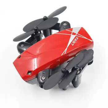 Складной радиоуправляемый мини-дрон, игрушечный вертолет, четырехосный квадрокоптер, подарок для детей