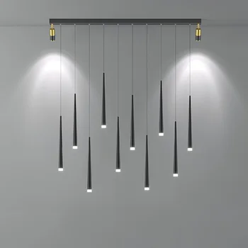 Современная подвесная люстра освещение для столовой энергосберегающий светодиодный светильник домашний декор бар Подвесное освещение атмосфера