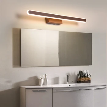 Современный светодиодный зеркальный настенный светильник для спальни, туалетного столика, ванной комнаты, внутренних бра, потолочного светильника, светильников различных стилей