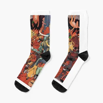 Танцевальные носки Gavin Dance sphinxx afterburner, носки для бега, мужские женские носки, мужские милые носки.