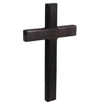 Украшение в виде креста на деревянной стене, религиозный настенный орнамент в виде креста Иисуса, подарок для домашнего декора