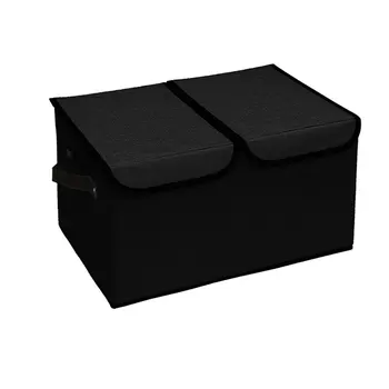 Хлопчатобумажная и льняная ткань, Коробка для отделки одежды с двойным покрытием, Складной ящик для хранения Jul1366