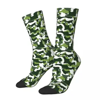Чулки All Seasons Crew, Армейские камуфляжные носки Cats, Модные длинные носки в стиле хип-хоп Harajuku, Аксессуары для мужчин, Подарки для женщин