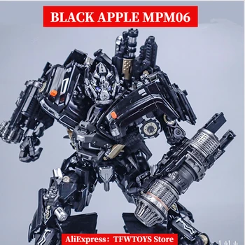 【В НАЛИЧИИ】Трансформация WJ WEIJIANG Black Apple M06 MPM06 M-06 Металлическая фигурка из железной кожи увеличенной версии